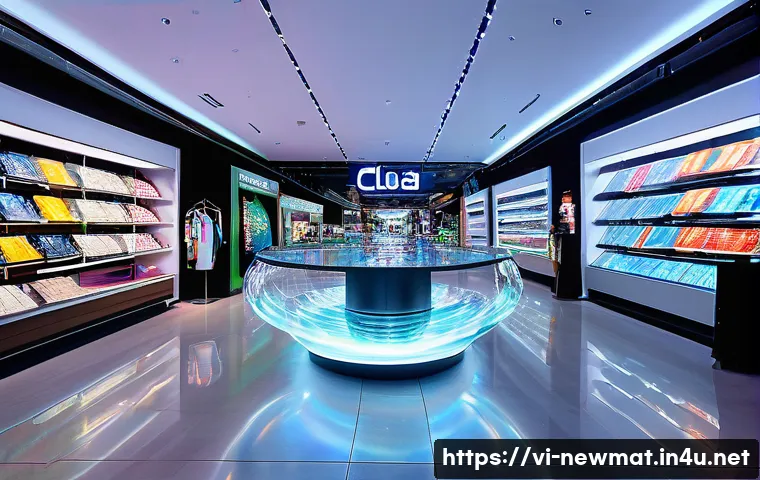 홀로그램 소재 - **Prompt 1: Holographic Product Display in a Modern Vietnamese Shopping Mall**
    A wide shot of a ...